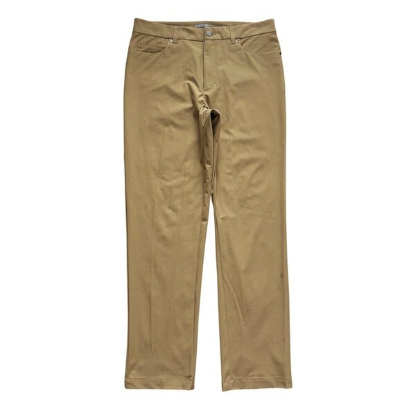 VRST Limitless Pants Mens 33x32 Khaki Tan Athletic Performance Golf Commuter - Picture 1 of 9